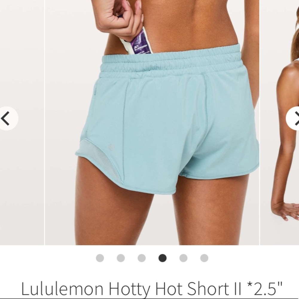Lululemon Hotty Hot Short 2.5” Cloud Blue